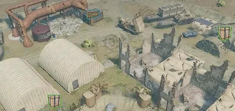 地下军事通道内部:昏暗廊道布满红色警示灯,中控台三色线路接口亮起待连接,右侧通道尽头双权限卡悬浮于蓝色光柱中